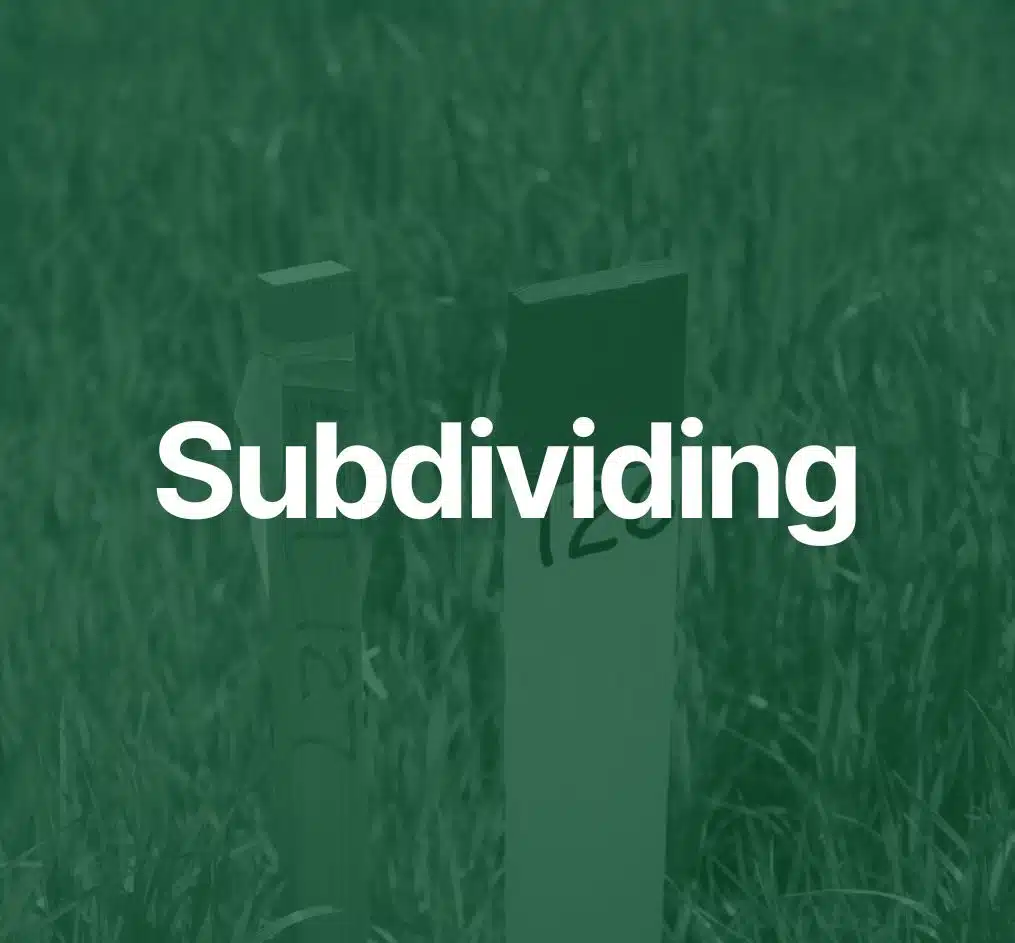 Lets talk subdividing - Legal Solutions NZ